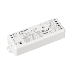INTELLIGENT ARLIGHT Диммер SMART-PWM-105-72-RGB-MIX-SUF (12-24V, 5x3A, TUYA Wi-Fi, 2.4G) (IARL, IP20 Пластик, 5 лет) 031679(1)