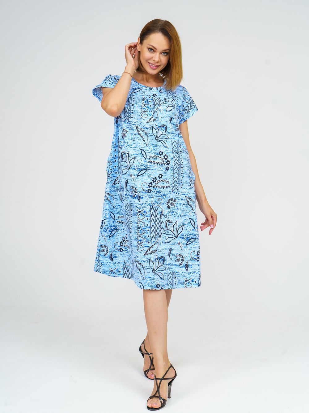 520  Платье  "Голубой" SveTekst (Акция)