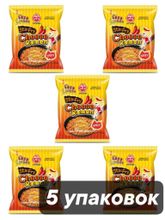 Лапша Ottogi Stir Fry Cheese Ramen Spicy 130 г x 5 шт