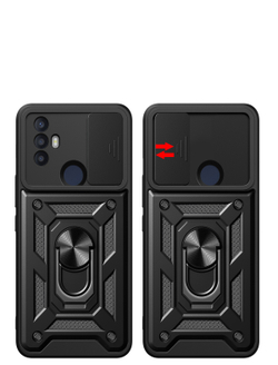 Чехол с кольцом Bumper Case для TCL 30 SE/305/306