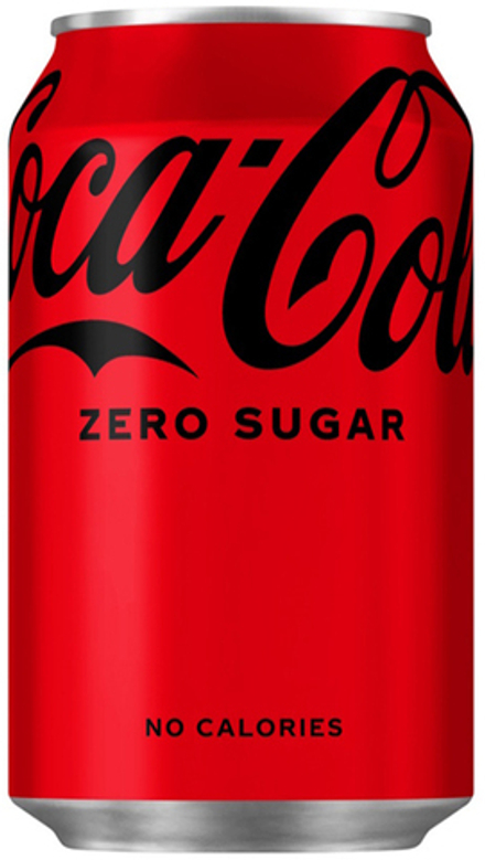 Газированный напиток Кока-Кола Зеро Шуга / Coca-Cola Zero Sugar (Германия) 0.33 - банка