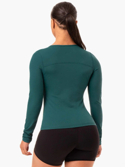 Топ RYDERWEAR NKD Align Long Top Teal