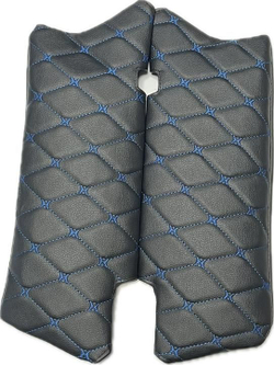 Чехлы на козырьки ВАЗ 2110, 2111, 2112 (синяя нить Бабочка)