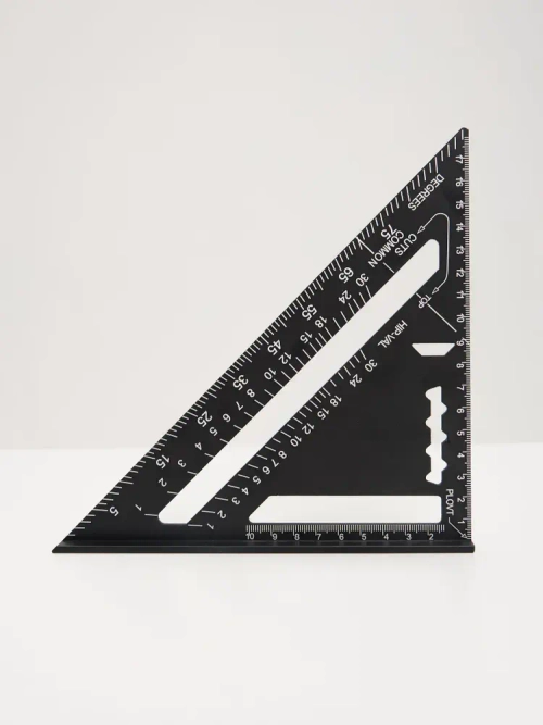 Угольник свенсона, треугольник металлический, строительный, столярный 18 см