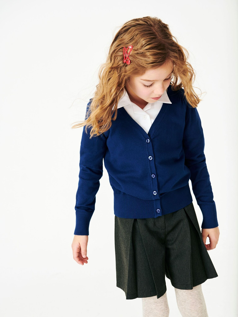 Кардиган школьный для девочки Next 113-015, Синий