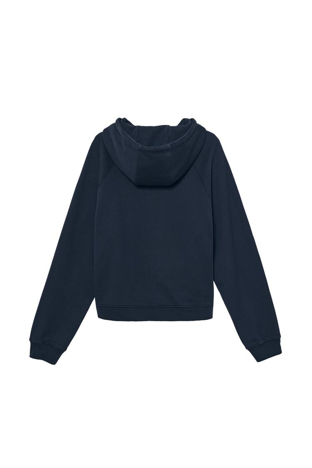 ZARA X BENITO ANTONIO ТОЛСТОВКА С КАПЮШОНОМ УКОРОЧЕННОГО КРОЯ, СИНИЙ