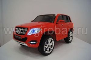 Детский электромобиль River Toys Mercedes-Benz GLK300 красный фото №1