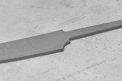 Заготовка для ножа, сталь M390 2,6мм. Модель "Геликон ГО120" с клинком 120мм, ТО 62-63HRC