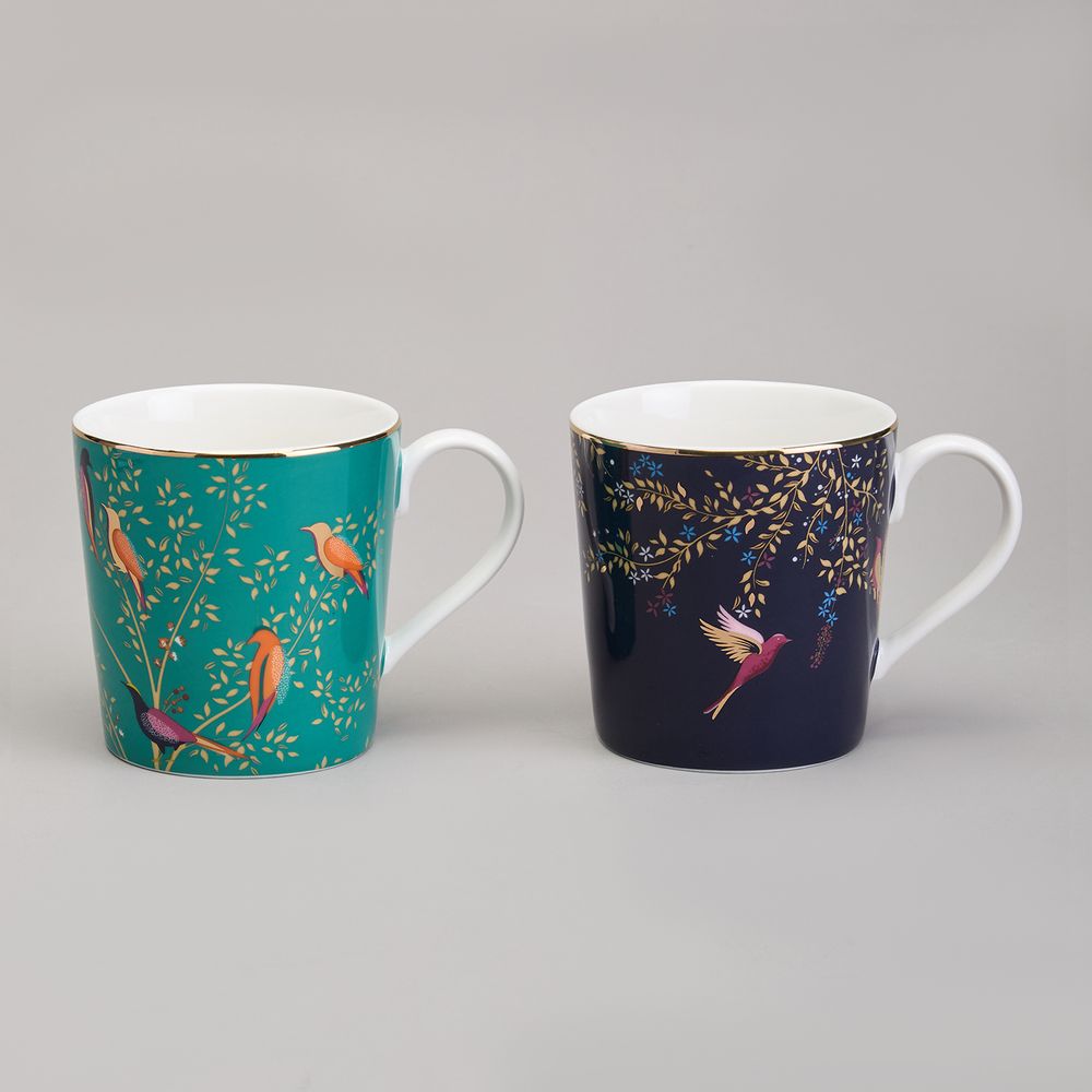 НАБОР КРУЖЕК LEFARD "GOLDEN BIRDS" 2 ШТ. 380 МЛ (КОР=12НАБ.)