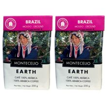 Кофе молотый Montecelio Brazil 250 г x 2 шт