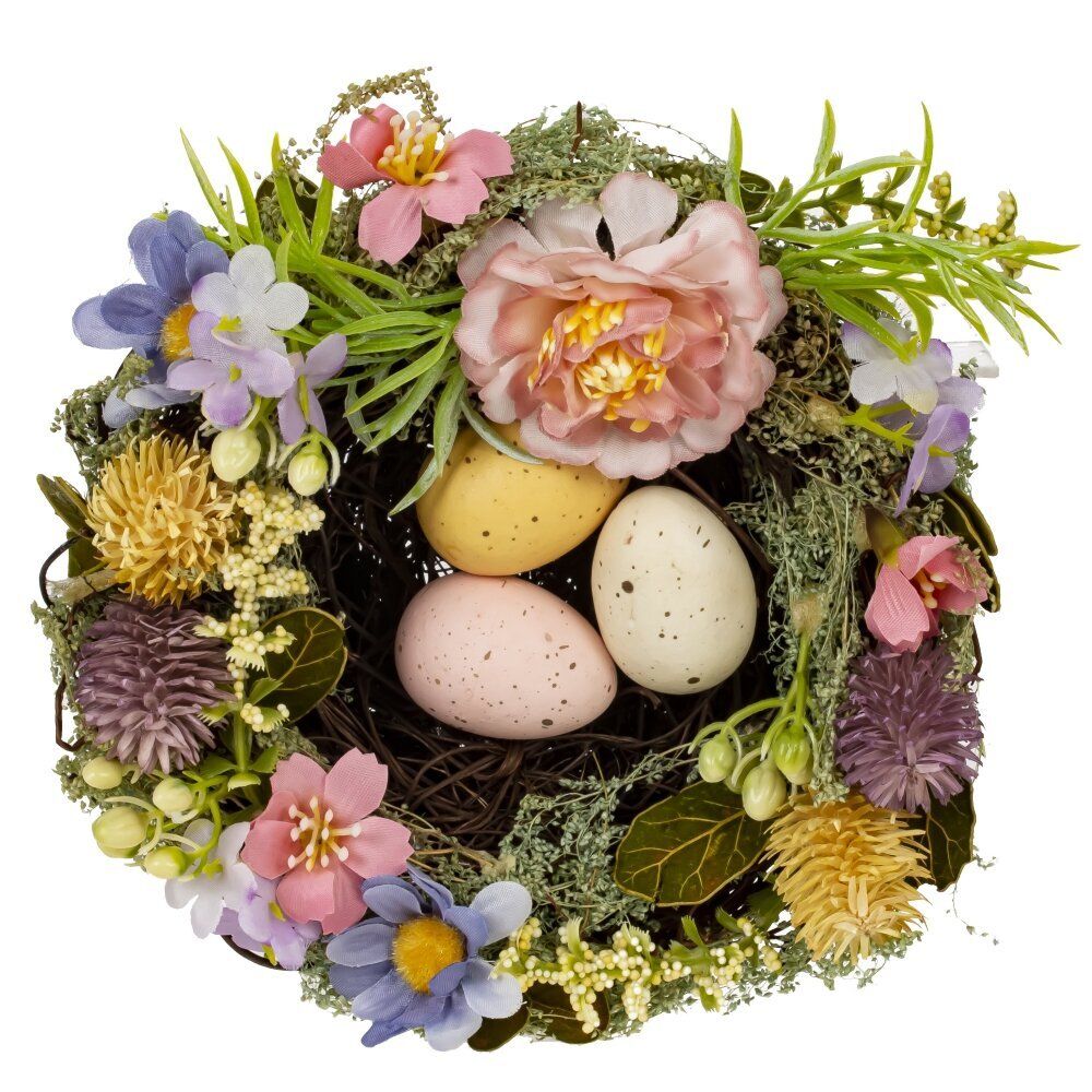GAEM Изделие декоративное "Гнездо пасхальное", L17 W17 H8,5 см
