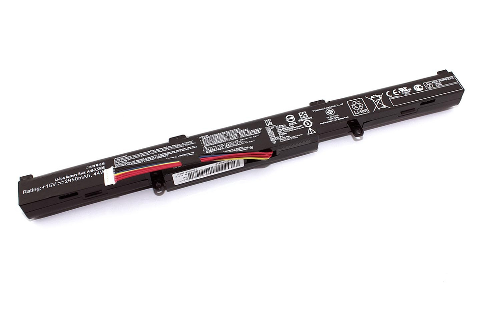Аккумуляторная батарея для ноутбука Asus X450J (A41-X550E) 15V 44Wh черная