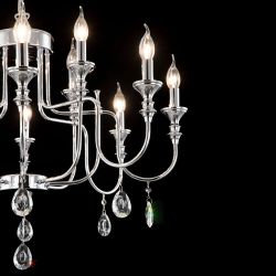 Citilux Рига CL437221 Люстра подвесная Хром