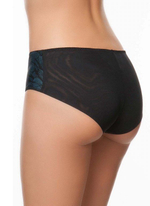 Изящные трусы-шорты Blanca с нежным принтом (Размер: 44) (Цвет: черный)