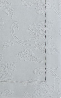 Элитная наволочка декоративная Country с мережкой голубая от Luxberry детали