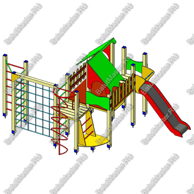 Детский игровой и спортивный комплекс «Весёлые Приключения»