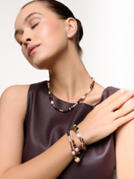 Чокер "Pearl hematite" Gold