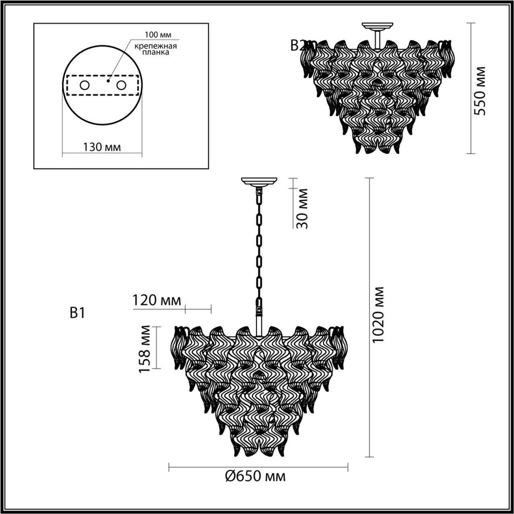 6529/9 NEOCLASSI LN23 42 золотой Люстра E14 9*40W 220V LUPINE