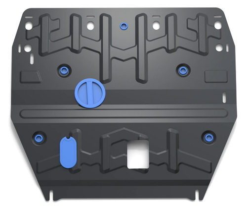 Защита картера и КПП Rival для Hyundai i40 (V - 2.0) 2011-2019, сталь 1.8 мм, с крепежом, штампованная, 111.2342.1