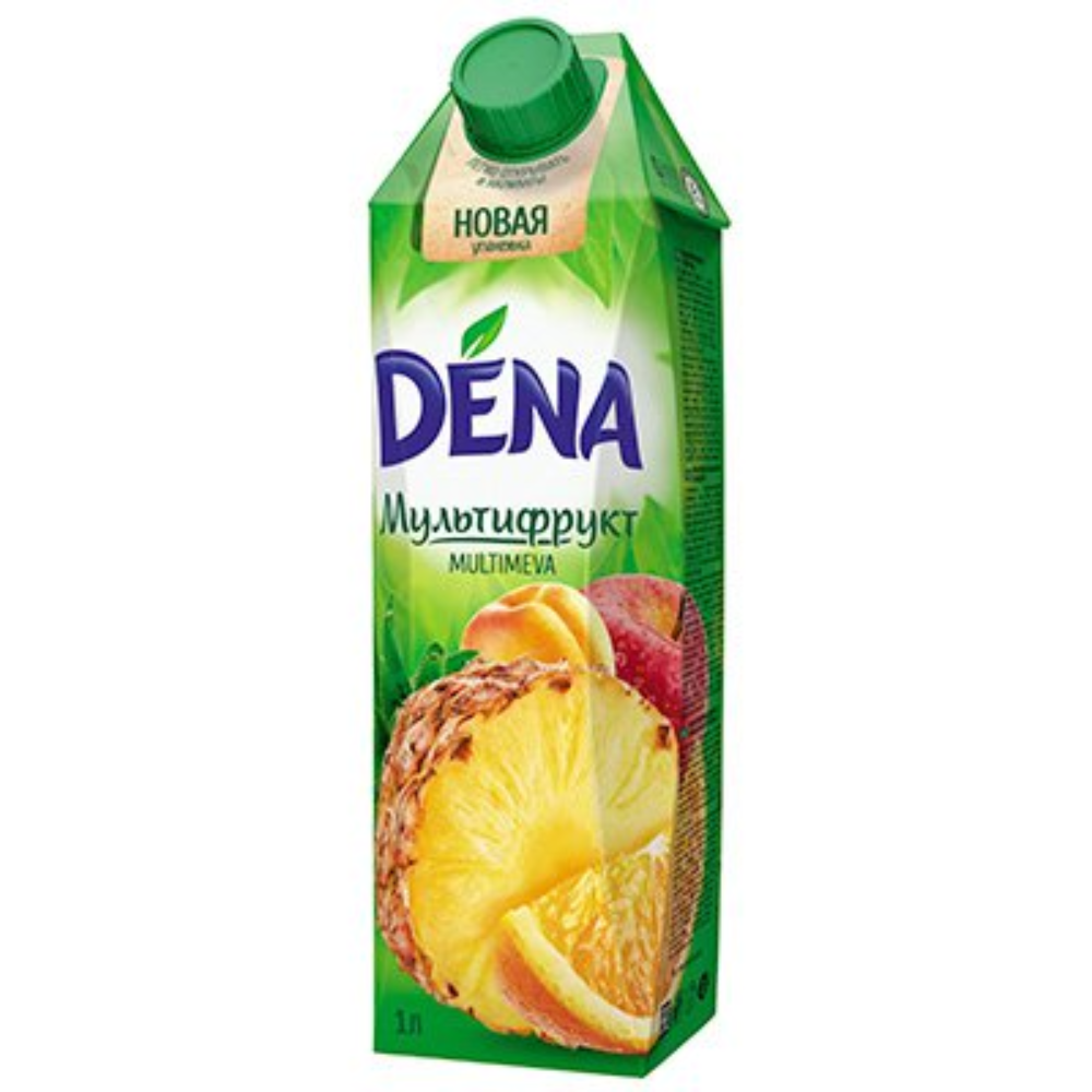 Сок натуральный Dena мультифрукт 1 л