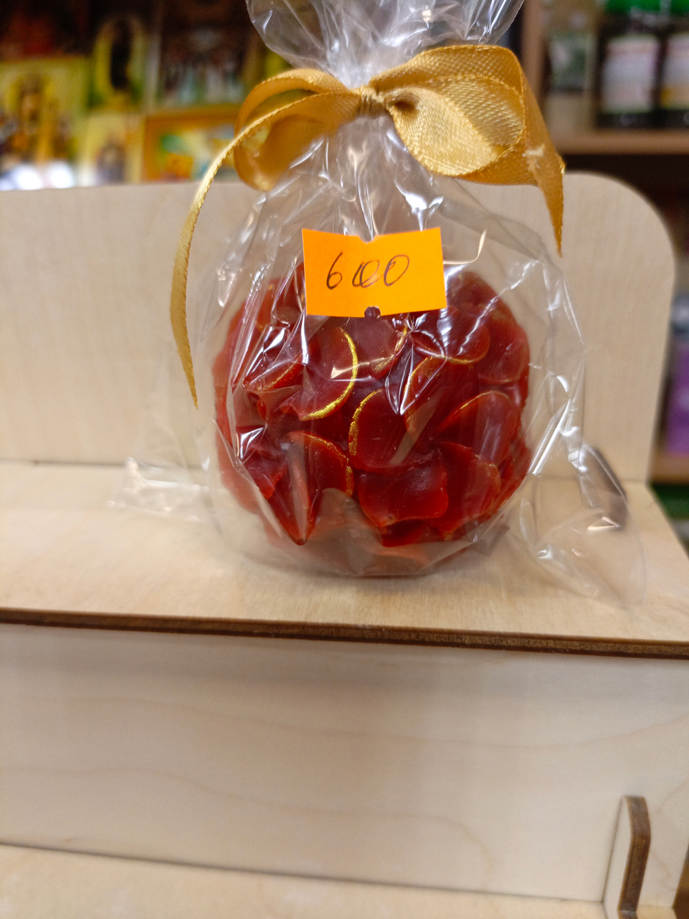 Свеча, цветочный шар, ручной работы