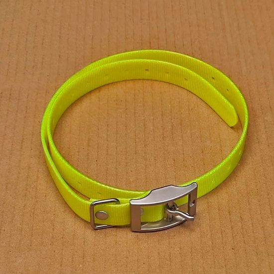 Сменный ошейник 19 мм для Garmin T5 mini, TT15 mini, Barklimiter, Delta, PRO (желтый)