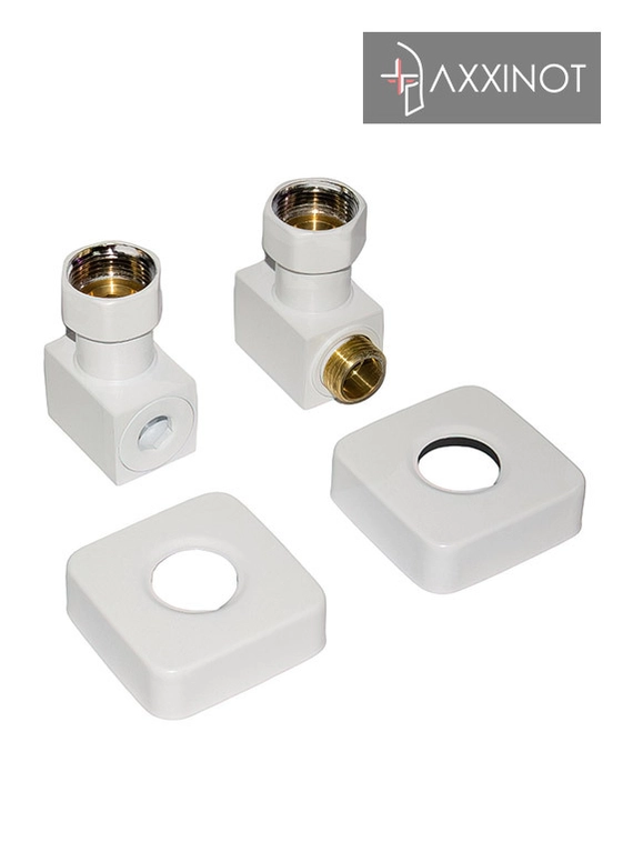 Набор фитингов угловой Квадрат 1/2 на 3/4 с квадратными отражателями