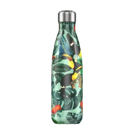 Chilly's Bottles Термобутылка Toucan 3D Tropical объемом 500 мл