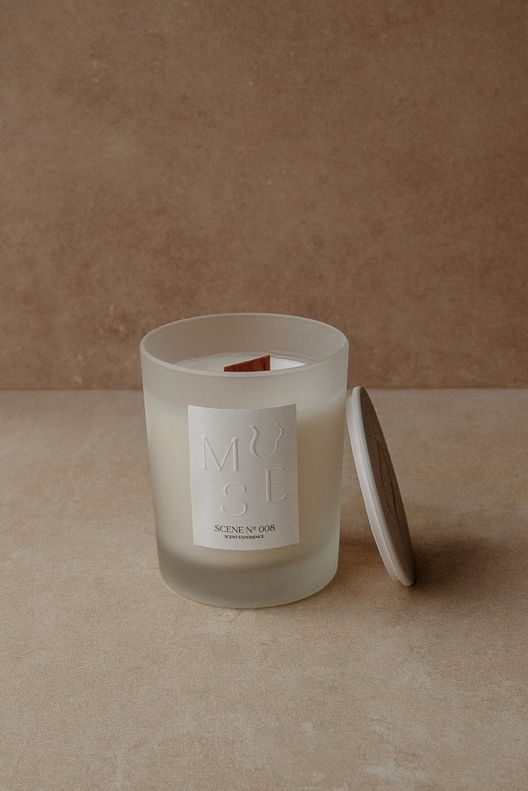 Свеча с деревянным фитилем 210 мл / MUSE