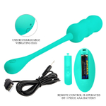 Зеленое виброяйцо Leshy с пультом ДУ