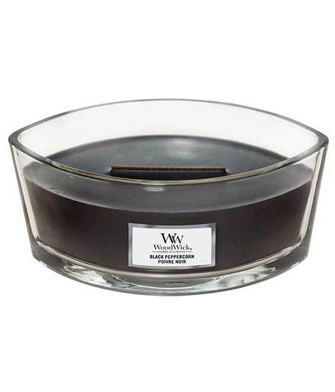 Черный перец, ароматическая свеча эллипс, WoodWick