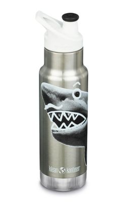 Детская термобутылка Klean Kanteen Insulated Kid Classic Narrow 12oz (355мл) Mr. Shark