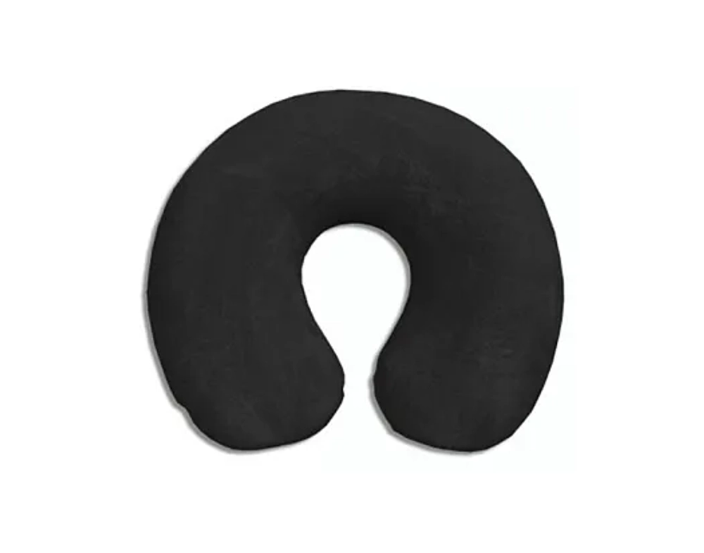 Подушка туристическая "Плюш" 33х35см, цв.черный