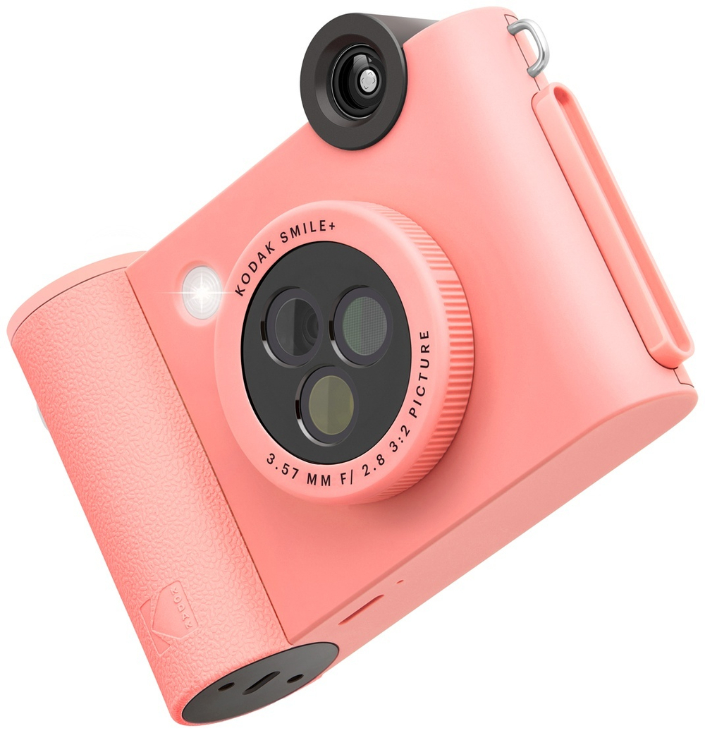 Фотокамера моментальной печати Kodak Smile+ розовый