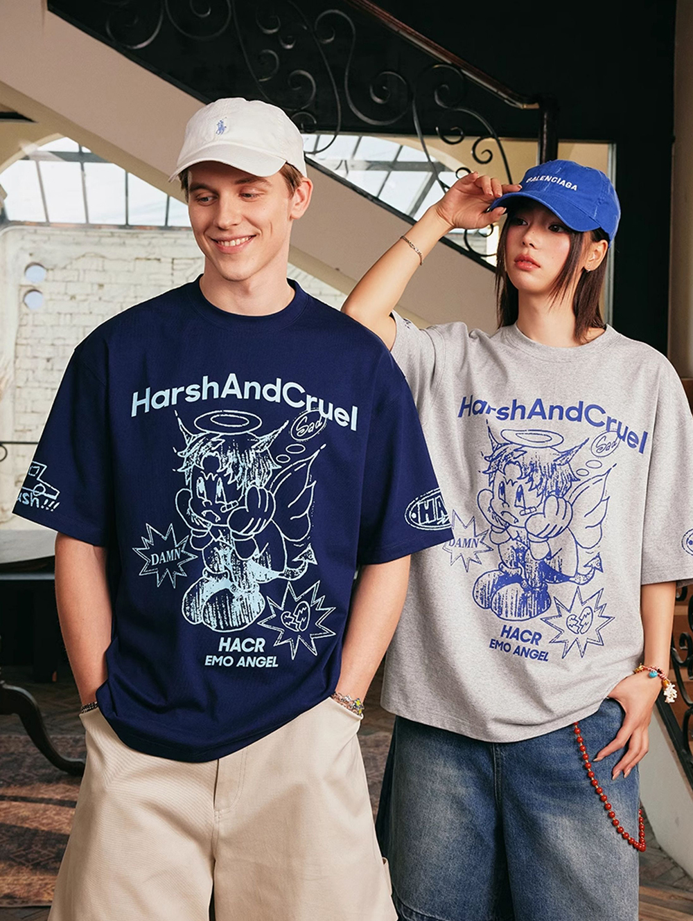 Футболка HARSHandCRUEL "Emo Angel" Oversized Tee