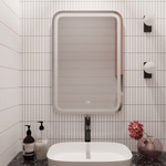 Зеркало MIXLINE "Мальта" RGB 550*800 (ШВ) сенсорный выключатель, МУЛЬТИ-ЦВЕТ