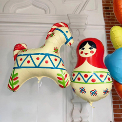 Фигура Матрешка Русский узор (31''/79 см)