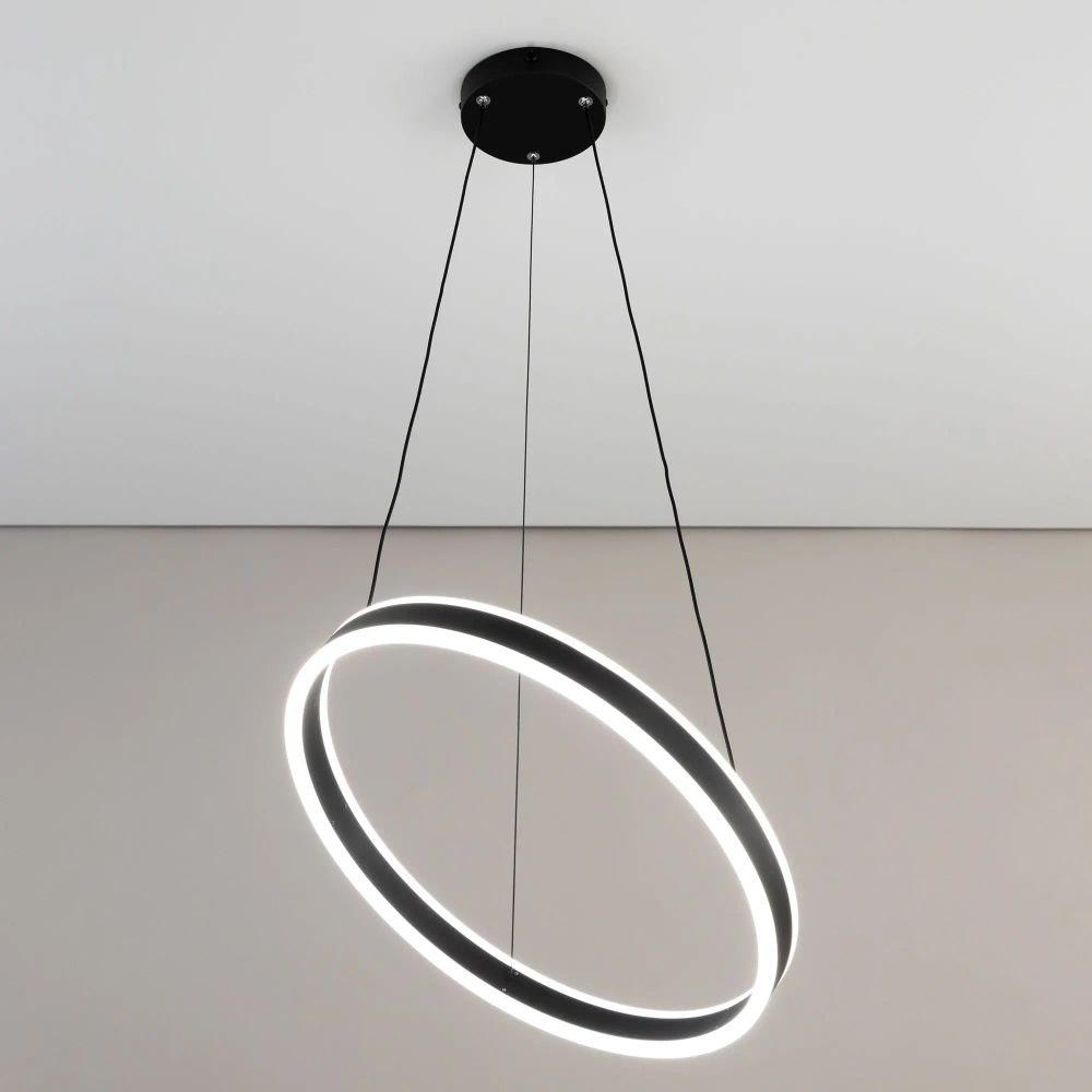 Citilux Дуэт CL719501 LED Люстра подвесная с пультом Чёрная