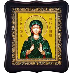 Иулиания Птолемаидская Святая мученица. Икона на холсте.