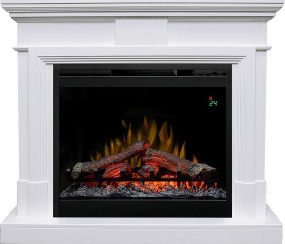 Каминокомплект Coventry - Белый с очагом Symphony 26'' DF2624L-INT