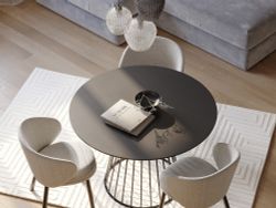 Стул Comfy, рогожка, топленое молоко