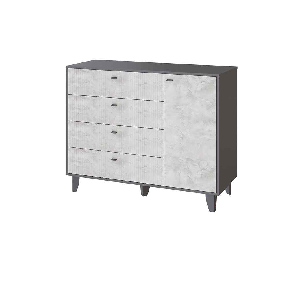 Комод Катрин-13, Графит, Мальта