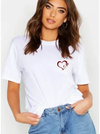 Футболка с сердцем