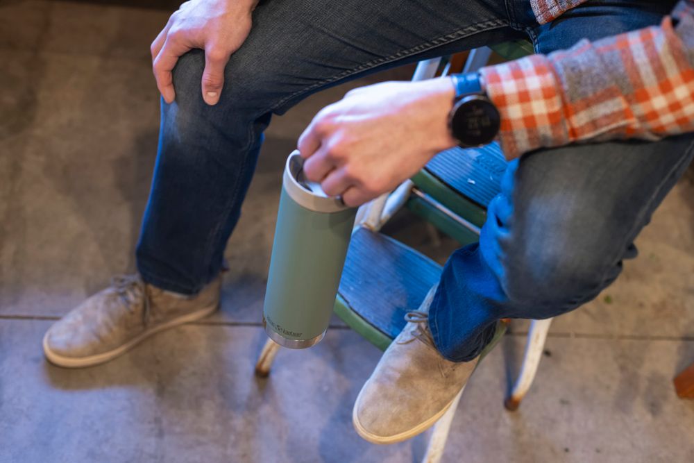 Термокружка Klean Kanteen TKWide Cafe Cap 20oz (592 мл) Sea Spray