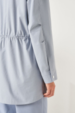 0094 Плащ женский (дымчато-голубой)