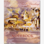 Тетрадь общая 48 листов на скрепке "Lights of Petersburg"