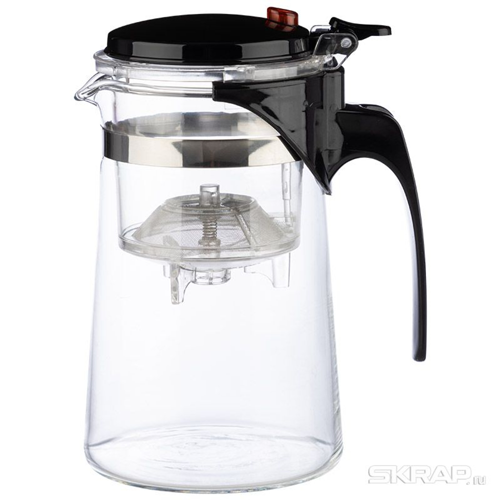 Чайник заварочный Mallony с кнопкой серия Gung Fu