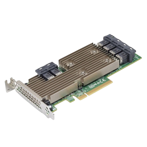 Многопортовый хост-адаптер Broadcom (LSI) SAS 9305-24i SGL (05-25699-00)