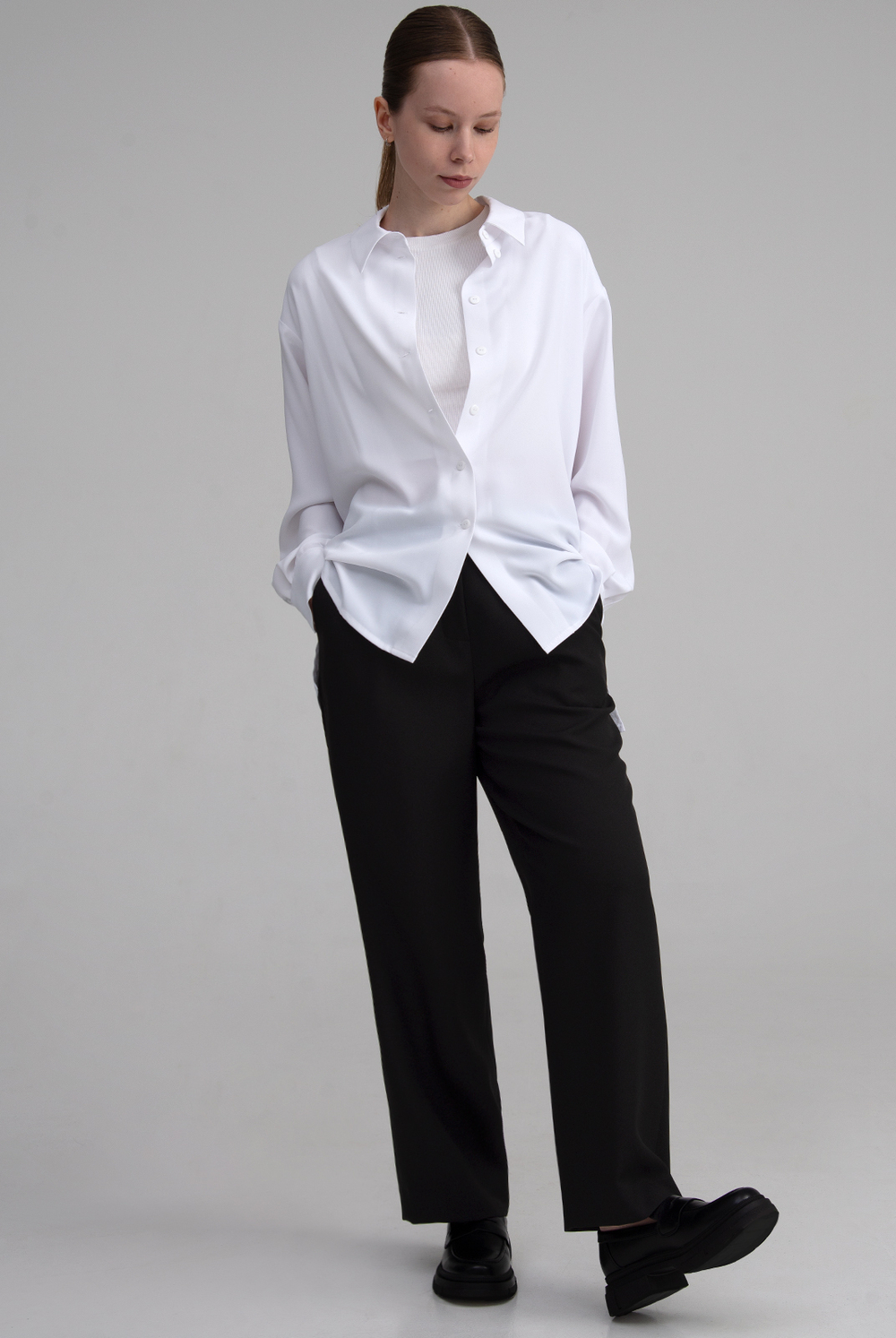 Брюки женские 4556В, черный #484Чер614556В