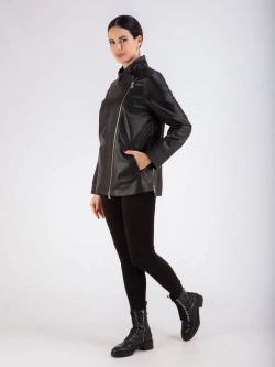 Кожаная куртка демисезонная косуха